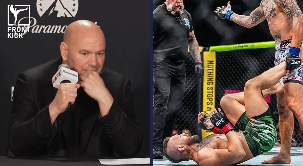 Dana White UFC 329 Frontkick