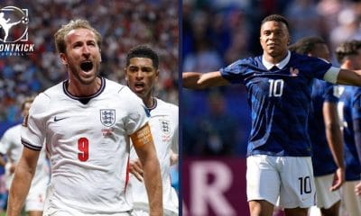 Frankrike mot England Frontkick