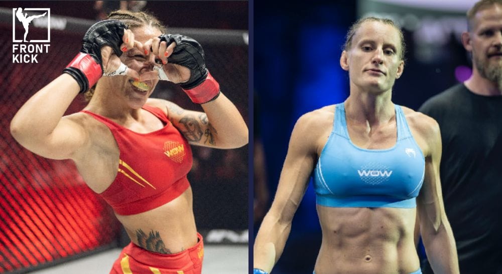 Hanna Palmquist MMA WOW Frontkick