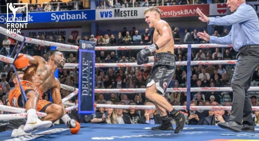 Jacob Bank boxing Frontkick.online
