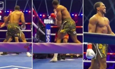 Joshua vs Prenga boxning FRONTKICK