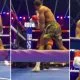 Joshua vs Prenga boxning FRONTKICK