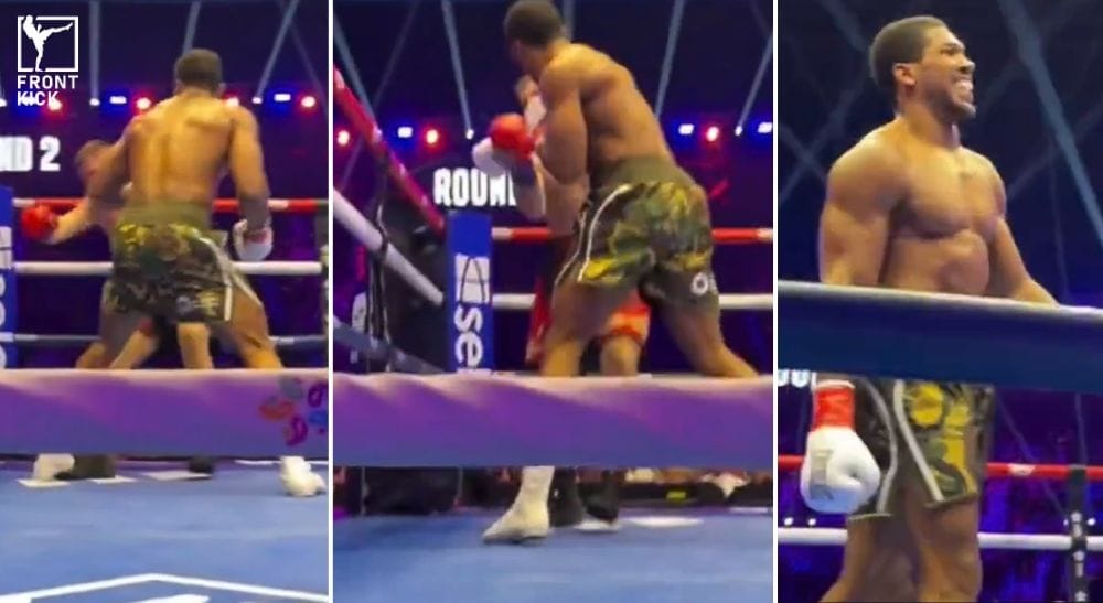Joshua vs Prenga boxning FRONTKICK