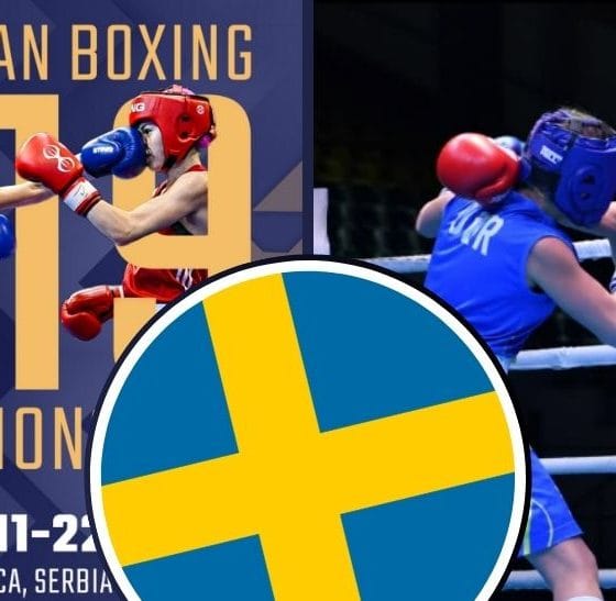 Junior-EM i boxning Frontkick