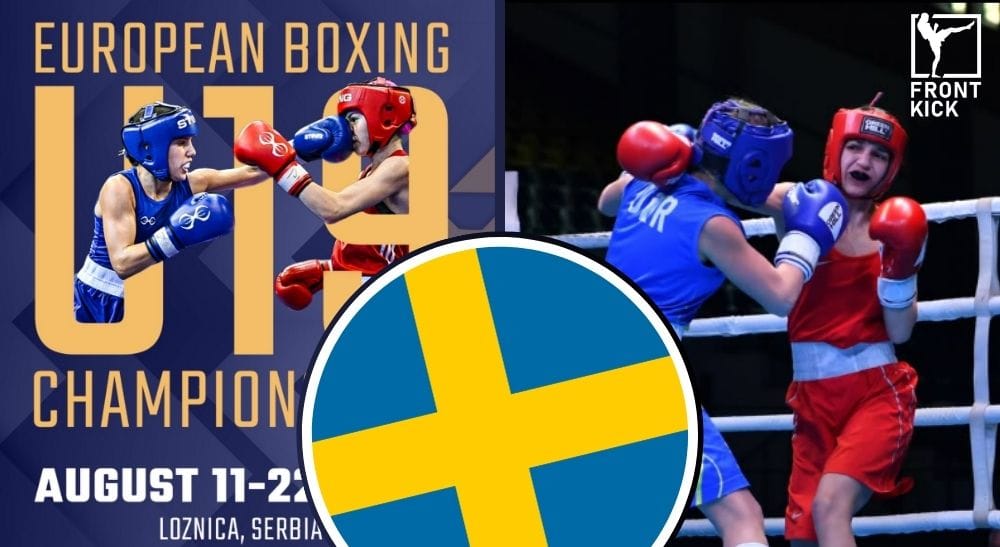 Junior-EM i boxning Frontkick