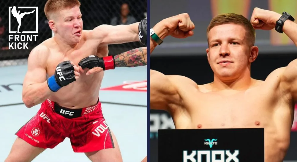 Mark Vologdin UFC Belgrad fight Frontkick