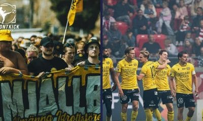 Mjällby mot Slovan Bratislava Frontkick