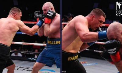 Otto Wallin i Zuffa Boxing Frontkick