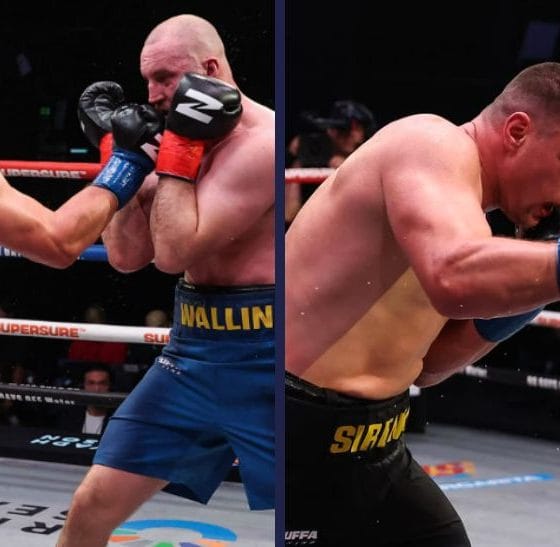 Otto Wallin i Zuffa Boxing Frontkick