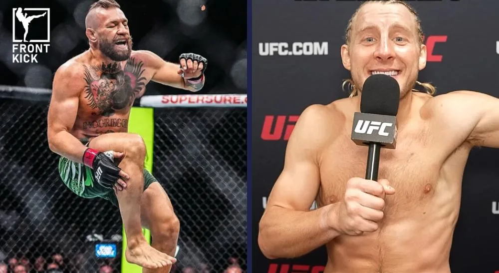Paddy Pimblett Conor McGregor UFC 329 Frontkick