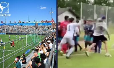 Slagsmål på Gothia Cup Frontkick