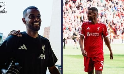 Alexander Isak Liverpool Frontkick