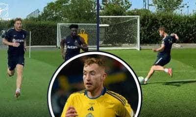 Dejan Kulusevski fotboll Frontkick