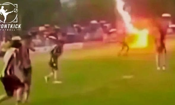 Fotbollsspelare dödad av blixten Frontkick.online