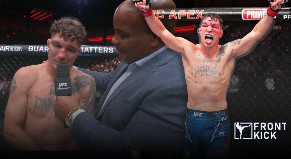 Frontkick Darren Elkins UFC Vegas 120