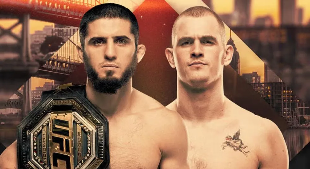 Frontkick Islam Makhachev Ian Machado Garry matchkort svenska tider