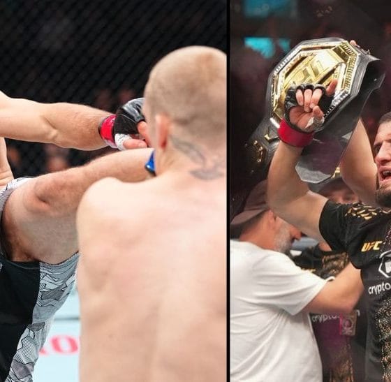 Frontkick Islam Makhachev UFC 330 MMA