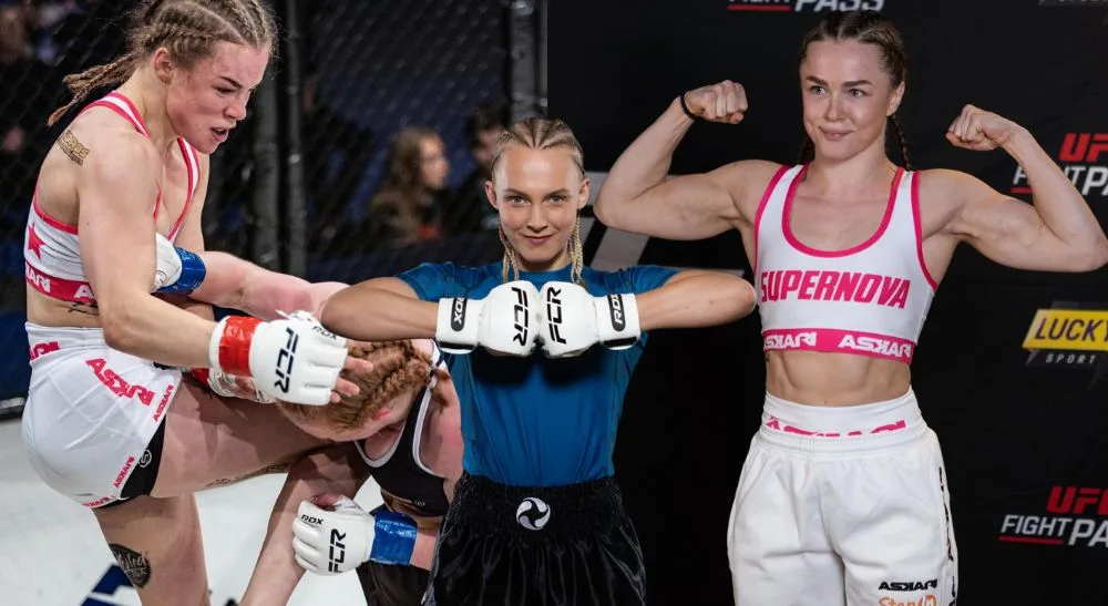 Frontkick Nova Bergman FCR 31 MMA Marie Paulsen