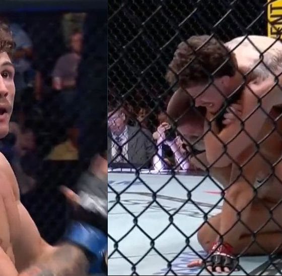 Frontkick Quillan Salkilld Mateusz Gamrot UFC Vegas 120