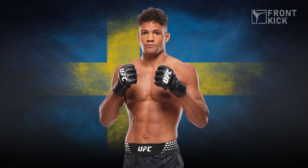 Frontkick Theodor Berggren MMA UFC Vegas 123