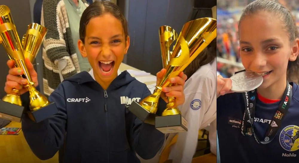 Frontkick nahla andersson kickboxning kampsport