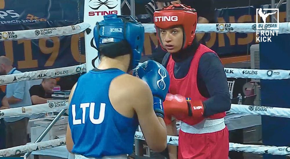 Medina Zaman EM semifinal Frontkick.online