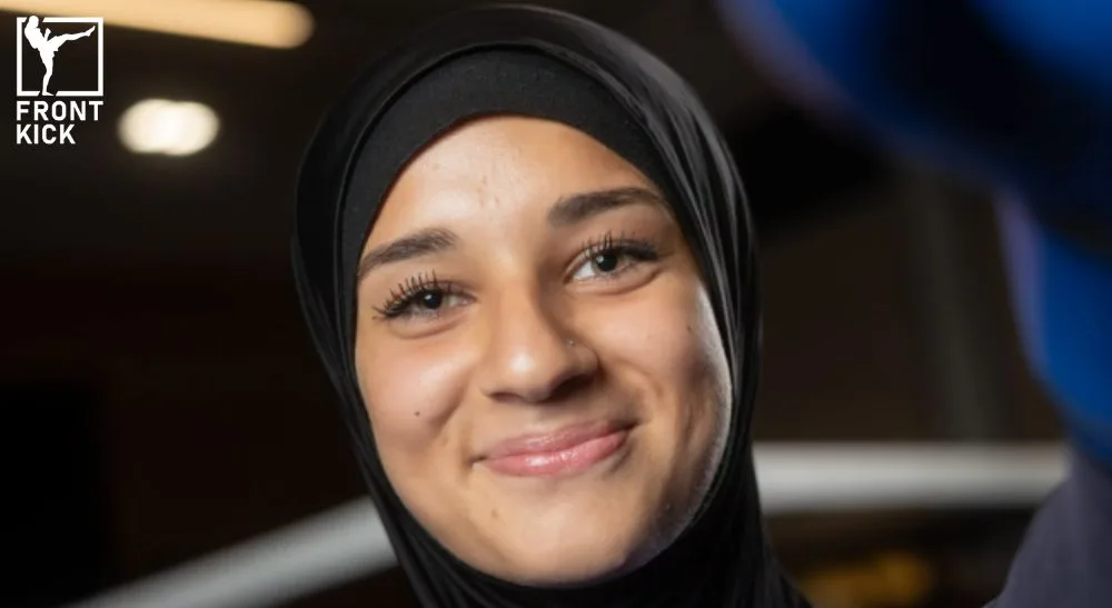 Medina Zaman boxning Frontkick.online