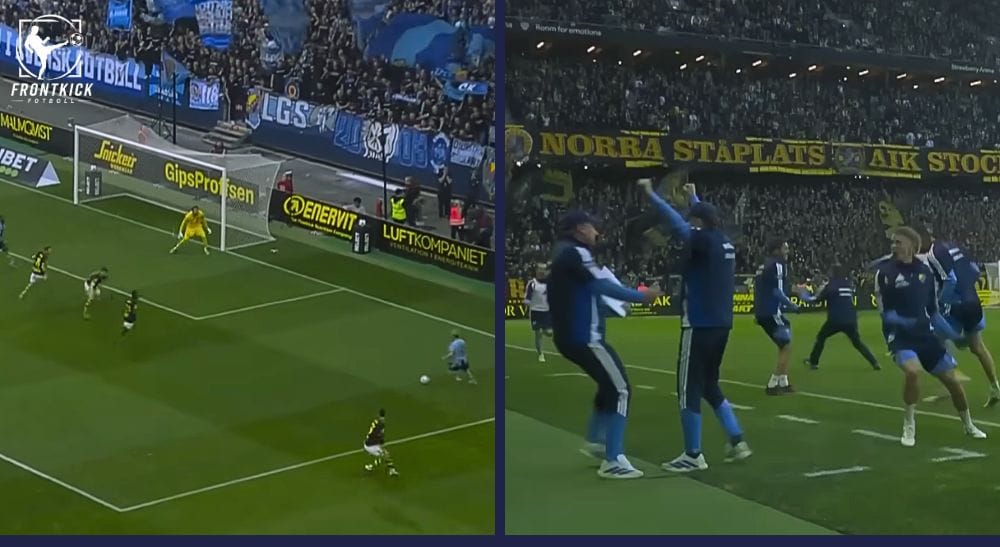 Stockholmsderbyt DIF vs AIK Frontkick
