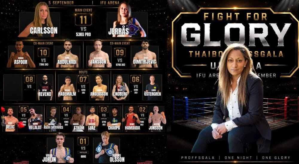 Fight for Glory Frontkick Bodil Frick