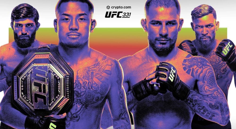 Frontkick (2) UFC 331 matchkortet svenska tider