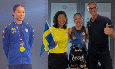 Frontkick Antonia Drevenlid thaiboxning muay thai VM guld Odenplan Fight Gym