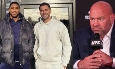 Frontkick Dana White Eddie Hearn Anthony Joshua