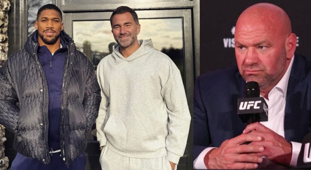 Frontkick Dana White Eddie Hearn Anthony Joshua