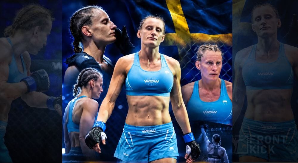 Frontkick Hanna Palmqvist MMA WOW FC