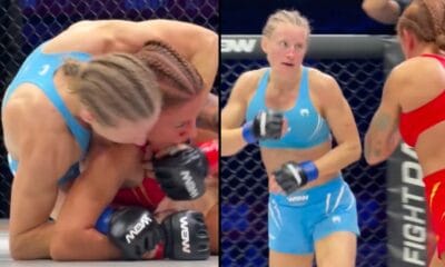 Frontkick Hanna Palmqvist WOW FC 32 MMA