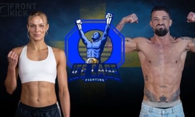 Frontkick Ice Cage 8 MMA Millie Eriksson John Oldenqvist