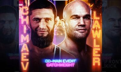 Frontkick Khamzat Chimaev Robbie Lawler