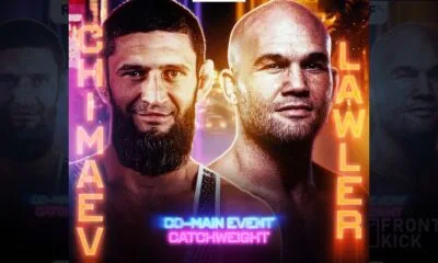 Frontkick Khamzat Chimaev Robbie Lawler