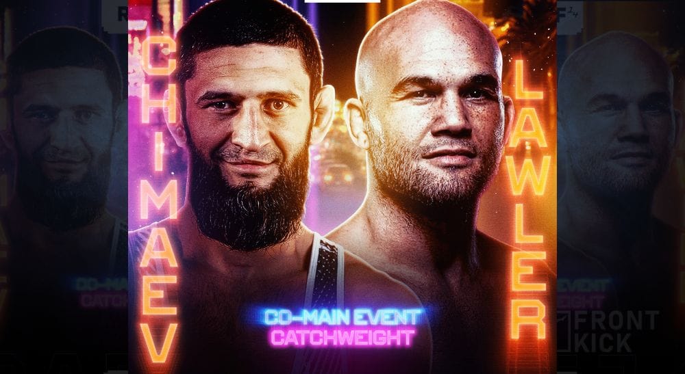Frontkick Khamzat Chimaev Robbie Lawler