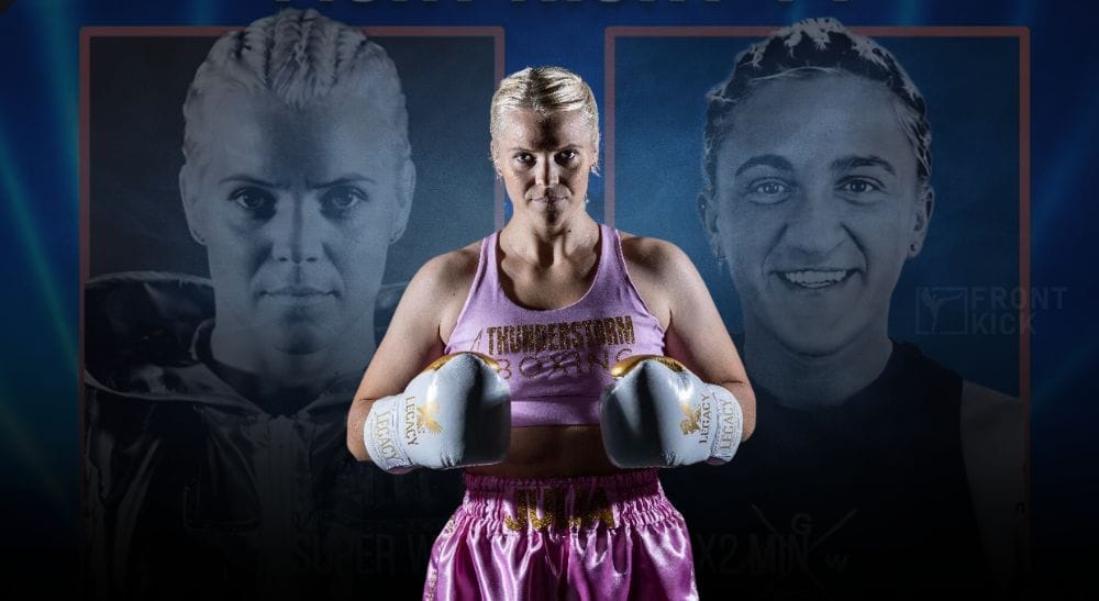 Frontkick Marianne Ahlborg boxing 2