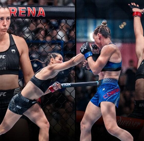 Frontkick Nina Milosevic UFC Vegas 124 MMA