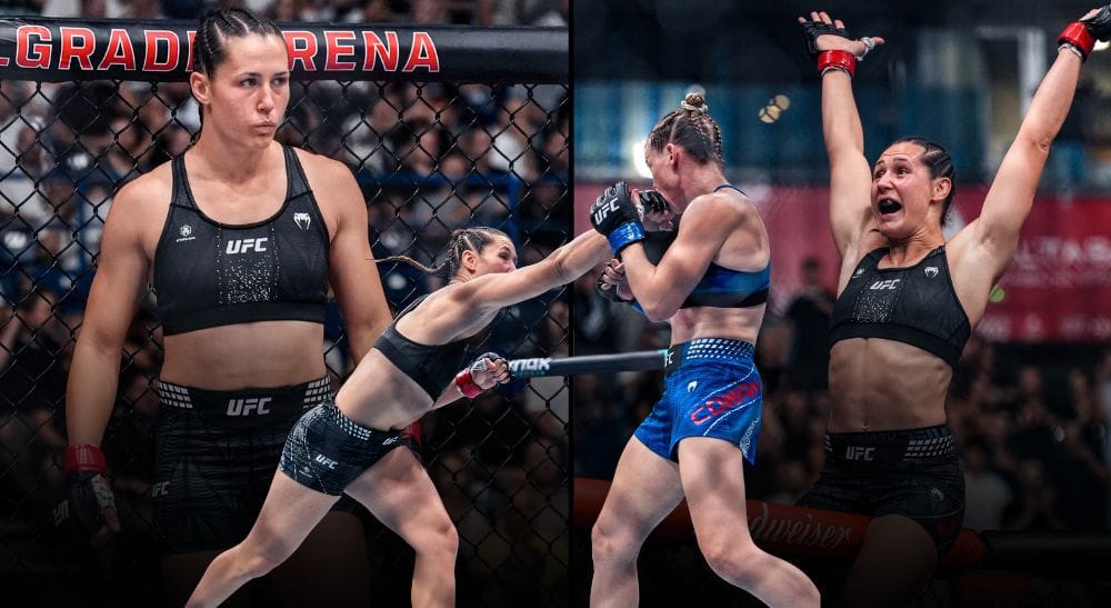 Frontkick Nina Milošević UFC Vegas 124 MMA