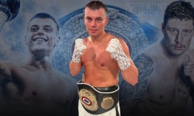 Frontkick Oscar Ahlin boxning ABP 14