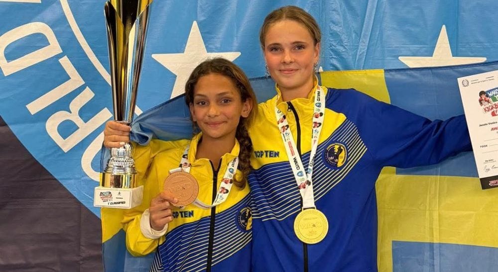 Lovisa Waltersson Kruuse Frontkick Nahla Andersson WAKO-VM VM kickboxning