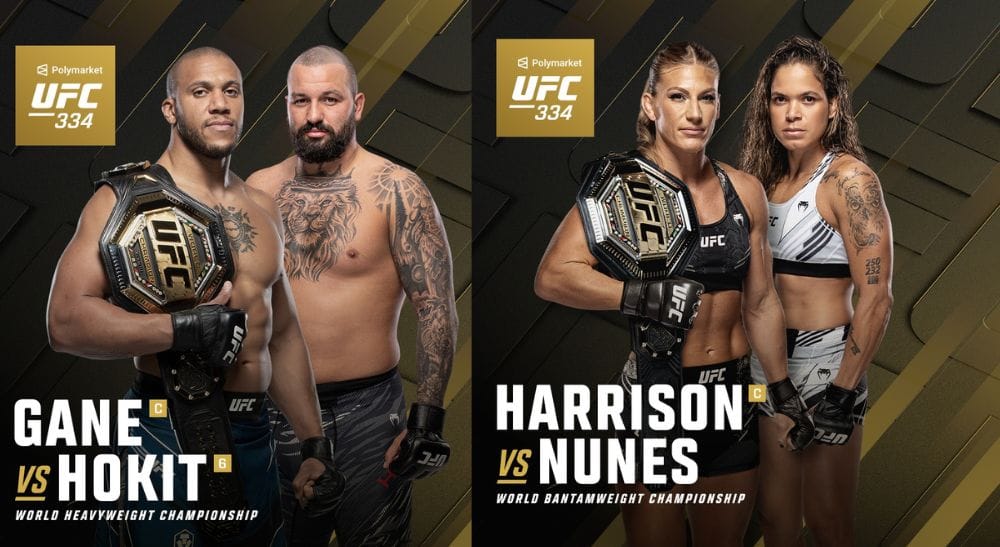 UFC 334 Frontkick Ciryl Gane Amanda Nunes Kayla Harrison Josh Hokit MMA