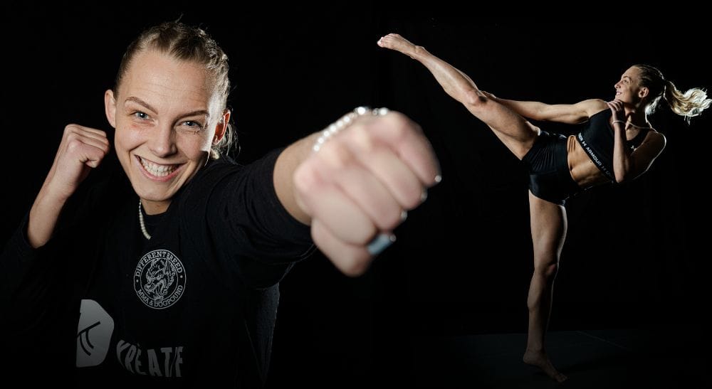 Frontkick Marie Paulsen FCR 31 MMA 3
